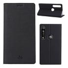 For Motorola Moto G8 Plus ViLi Magnet Horizontal Flip Shockproof TPU + PU Leather Protective Case  Card Slot & Holder(Black) - 1