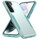 For Samsung Galaxy S22 5G Pioneer Armor Heavy Duty PC + TPU Phone Case(Green) - 1