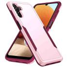 For Samsung Galaxy A13 5G Pioneer Armor Heavy Duty PC + TPU Phone Case(Pink) - 1
