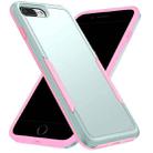 Pioneer Armor Heavy Duty PC + TPU Phone Case For iPhone 8 Plus / 7 Plus(Green Pink) - 1