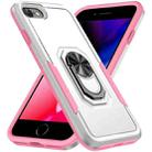 For iPhone SE 2022 / SE 2020 / 8 / 7 Pioneer Armor Heavy Duty PC + TPU Holder Phone Case(White) - 1