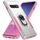 For Samsung Galaxy S10+ Pioneer Armor Heavy Duty PC + TPU Holder Phone Case(White) - 1