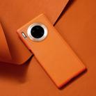 For Huawei Mate 30 JOYROOM Star-Lord Series Leather Feeling Texture Shockproof Case(Orange) - 1