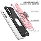 For Samsung Galaxy A13 5G Magnetic Armor TPU + PC Holder Phone Case(Rose Gold) - 2