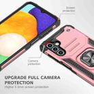 For Samsung Galaxy A13 5G Magnetic Armor TPU + PC Holder Phone Case(Rose Gold) - 3