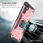 For Samsung Galaxy A13 5G Magnetic Armor TPU + PC Holder Phone Case(Rose Gold) - 6