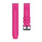 For Garmin Fenix 7 Silicone Watch Band(Pink) - 2