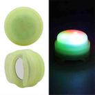 Pet Collar Anti-Lost Location Tracker Silicone Protective Case with Light For AirTag(Grass Green) - 1