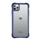 For iPhone 11 JOYROOM McLaren Series Transparent Frosted Silicon + PC Protective Case(Blue) - 1