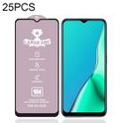 For OPPO A9 (2020) / A56 5G 25 PCS 9H HD High Alumina Full Screen Tempered Glass Film - 1