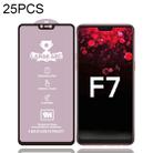 For OPPO F7 25 PCS 9H HD High Alumina Full Screen Tempered Glass Film - 1