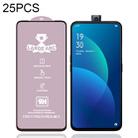 For OPPO F11 Pro 25 PCS 9H HD High Alumina Full Screen Tempered Glass Film - 1