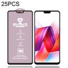 For OPPO R15 25 PCS 9H HD High Alumina Full Screen Tempered Glass Film - 1