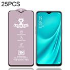 For OPPO R15x 25 PCS 9H HD High Alumina Full Screen Tempered Glass Film - 1