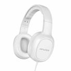 awei GM-6 3.5mm Stereo Wired Headset(White) - 1