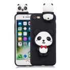 For iPhone SE 2020 & 8 & 7 3D Cartoon Pattern Shockproof TPU Protective Case(Red Bow Panda) - 1