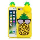 For iPhone SE 2020 & 8 & 7 3D Cartoon Pattern Shockproof TPU Protective Case(Big Pineapple) - 1