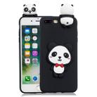 For iPhone 8 Plus & 7 Plus 3D Cartoon Pattern Shockproof TPU Protective Case(Red Bow Panda) - 1