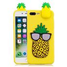 For iPhone 8 Plus & 7 Plus 3D Cartoon Pattern Shockproof TPU Protective Case(Big Pineapple) - 1