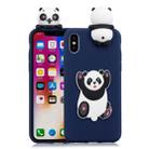 For iPhone XS / X 3D Cartoon Pattern Shockproof TPU Protective Case(Panda) - 1