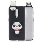 For OnePlus 7 Pro 3D Cartoon Pattern Shockproof TPU Protective Case(Red Bow Panda) - 1