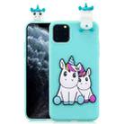 For iPhone 11 Pro 3D Cartoon Pattern Shockproof TPU Protective Case(Couple Unicorn) - 1