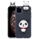 For iPhone 11 Pro Max 3D Cartoon Pattern Shockproof TPU Protective Case(Red Bow Panda) - 1