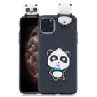 For iPhone 11 Pro Max 3D Cartoon Pattern Shockproof TPU Protective Case(Blue Bow Panda) - 1