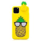 For iPhone 11 Pro Max 3D Cartoon Pattern Shockproof TPU Protective Case(Big Pineapple) - 2