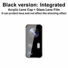 imak Integrated Rear Camera Lens Tempered Glass Film with Lens Cap Black Version For Xiaomi 12 / 12X - 3