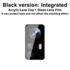 imak Integrated Rear Camera Lens Tempered Glass Film with Lens Cap Black Version For Xiaomi 12 Pro - 3