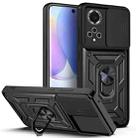 For Huawei nova 9 Sliding Camera Cover TPU+PC Phone Case(Black) - 1