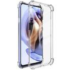 For Motorola Moto G31 / G41 imak All-inclusive Shockproof Airbag TPU Case with Screen Protector(Transparent) - 1