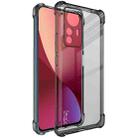 For Xiaomi 12 Pro imak All-inclusive Shockproof Airbag TPU Case with Screen Protector(Transparent Black) - 1