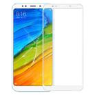 Front Screen Outer Glass Lens with OCA Optically Clear Adhesive for Xiaomi Redmi 5 Plus(White) - 1