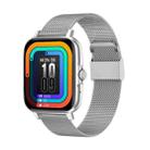 GT50 1.69 inch TFT Screen Steel Strap Smart Watch, Support Bluetooth Call / NFC Function(Silver) - 1