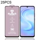 For Vivo S1 25 PCS 9H HD Large Arc High Alumina Full Screen Tempered Glass Film - 1