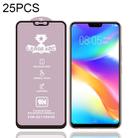 For Vivo V9 Youth 25 PCS 9H HD Large Arc High Alumina Full Screen Tempered Glass Film - 1