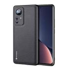 For Xiaomi 12 Pro / 12S Pro DUX DUCIS Fino Series PU + TPU Phone Case(Black) - 1