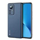 For Xiaomi 12 / 12X / 12S DUX DUCIS Fino Series PU + TPU Phone Case(Blue) - 1