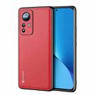 For Xiaomi 12 / 12X / 12S DUX DUCIS Fino Series PU + TPU Phone Case(Red) - 1