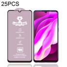 For Vivo Y97 25 PCS 9H HD Large Arc High Alumina Full Screen Tempered Glass Film - 1