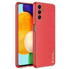 For Samsung Galaxy A13 5G DUX DUCIS YOLO Series PU + PC + TPU Electroplating Phone Case(Red) - 1