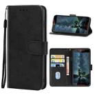 Leather Phone Case For Cubot Quest Lite(Black) - 1