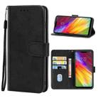 Leather Phone Case For LG Q9(Black) - 1
