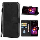 Leather Phone Case For LG X5 (2018)(Black) - 1