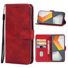 Leather Phone Case For vivo iQOO Neo5 S(Red) - 1