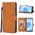 Leather Phone Case For vivo Y93s(Brown) - 1