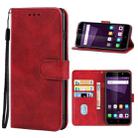 Leather Phone Case For ZTE Blade A6 Premium(Red) - 1