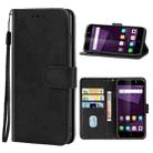 Leather Phone Case For ZTE Blade A6 Premium(Black) - 1